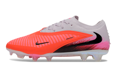 Nike Phantom 6 Elite Low FG Firm Ground Soccer Cleats - Pink/Bright Neon/Black