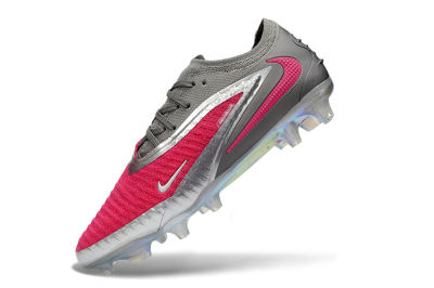 Nike Phantom 6 Elite Low FG Firm Ground Soccer Cleats - Pink/Steel Gray/Rosé Pink