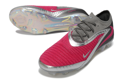 Nike Phantom 6 Elite Low FG Firm Ground Soccer Cleats - Pink/Steel Gray/Rosé Pink