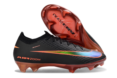 Nike Air Zoom Mercurial Vapor 16 Elite FG Firm Ground Soccer Cleats - Black/Flame Orange/Neon Green