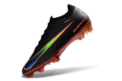 Nike Air Zoom Mercurial Vapor 16 Elite FG Firm Ground Soccer Cleats - Black/Flame Orange/Neon Green