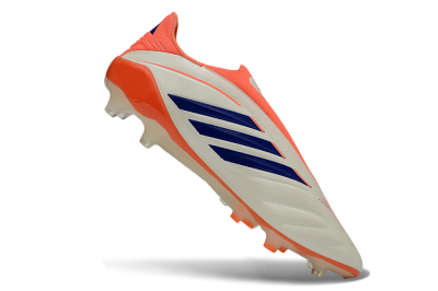 Adidas Copa Pure 4 Elite Laceless FG Firm Ground Soccer Cleats - Orange/Vibrant Orange/Deep Blue