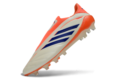Adidas Copa Pure 4 Elite Laceless FG Firm Ground Soccer Cleats - Orange/Vibrant Orange/Deep Blue