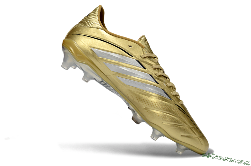 Adidas Copa Pure 4 Elite FG Firm Ground Soccer Cleats - Gold/Metallic Gold/Silver 4