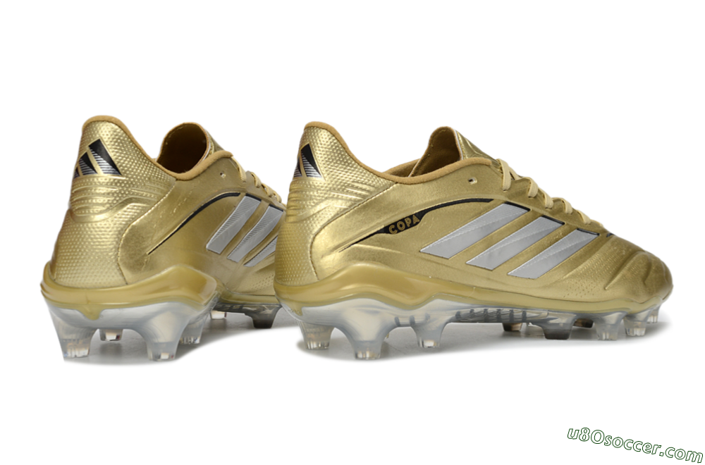 Adidas Copa Pure 4 Elite FG Firm Ground Soccer Cleats - Gold/Metallic Gold/Silver 6