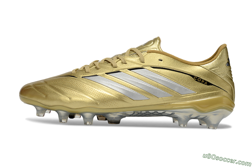 Adidas Copa Pure 4 Elite FG Firm Ground Soccer Cleats - Gold/Metallic Gold/Silver 2