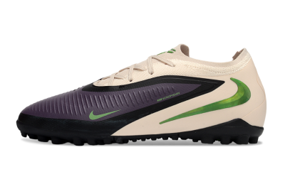 Nike Phantom 6 Elite Low TF Artificial Turf Soccer Shoes - Purple/Vibrant Green/Neutral Cream