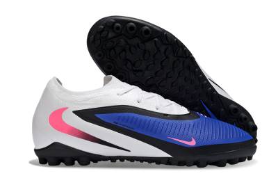 Nike Phantom 6 Elite Low TF Artificial Turf Soccer Shoes - Blue/Electric Blue/Pink Blast
