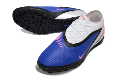 Nike Phantom 6 Elite Low TF Artificial Turf Soccer Shoes - Blue/Electric Blue/Pink Blast