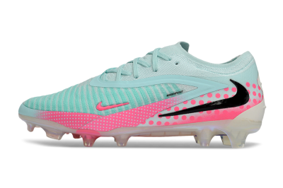 Nike Phantom 6 Elite Low FG Firm Ground Soccer Cleats - Aqua/Coral Pink/Soft Mint