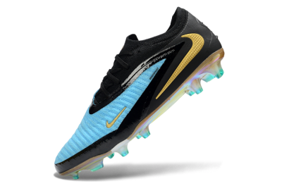 Nike Phantom 6 Elite Low FG Firm Ground Soccer Cleats - Teal/Gold/Black