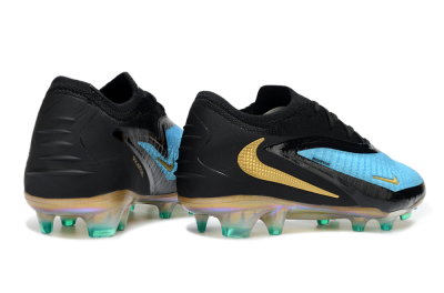Nike Phantom 6 Elite Low FG Firm Ground Soccer Cleats - Teal/Gold/Black