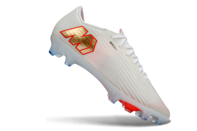 Nike Air Zoom Mercurial Superfly 11 FG Firm Ground Soccer Cleats - White/Bright Orange/Gold Metallic