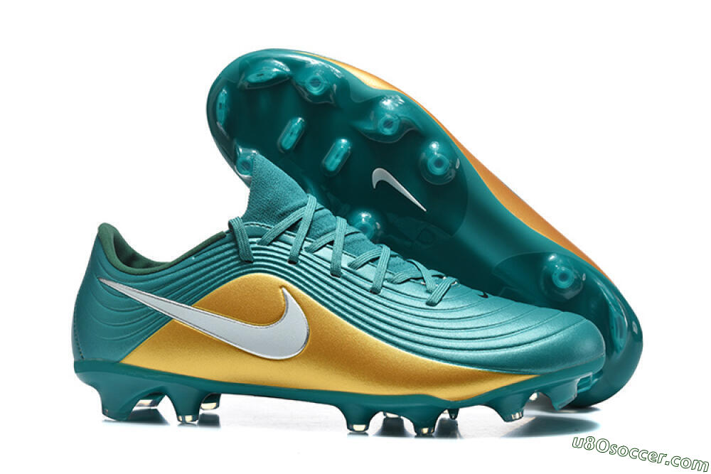 Nike Tiempo Legend 11 Elite FG Firm Ground Soccer Cleats - Teal/Sunset Yellow/Deep Teal 1