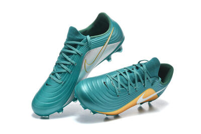 Nike Tiempo Legend 11 Elite FG Firm Ground Soccer Cleats - Teal/Sunset Yellow/Deep Teal