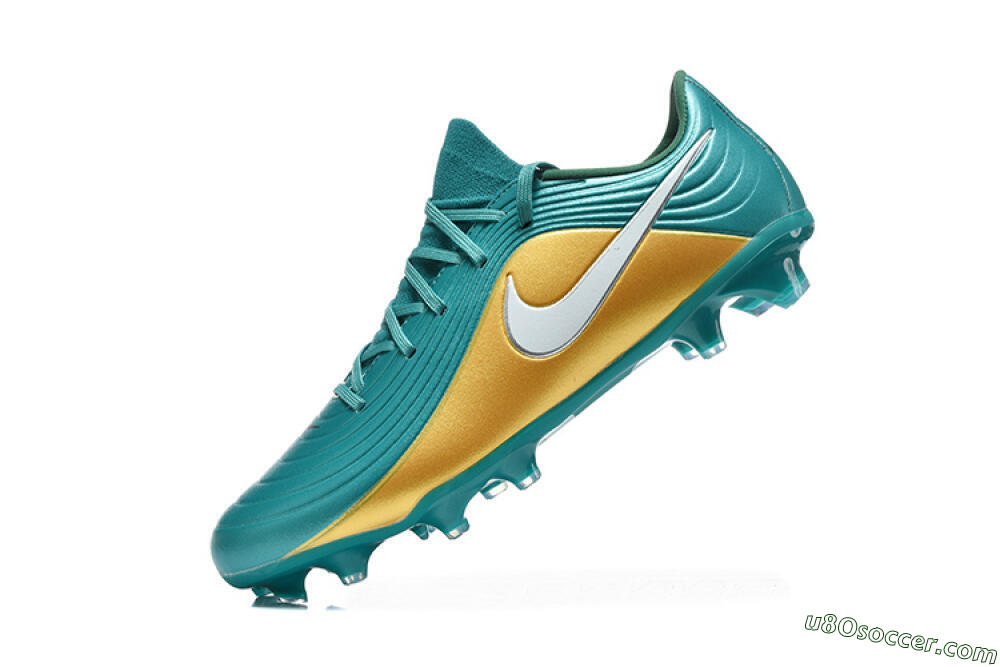 Nike Tiempo Legend 11 Elite FG Firm Ground Soccer Cleats - Teal/Sunset Yellow/Deep Teal 8