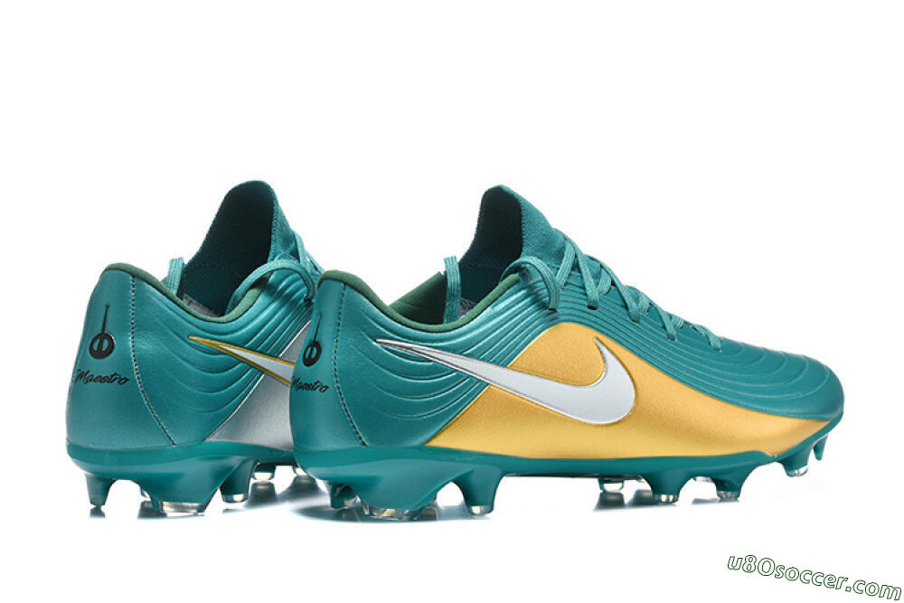 Nike Tiempo Legend 11 Elite FG Firm Ground Soccer Cleats - Teal/Sunset Yellow/Deep Teal 9