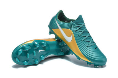 Nike Tiempo Legend 11 Elite FG Firm Ground Soccer Cleats - Teal/Sunset Yellow/Deep Teal
