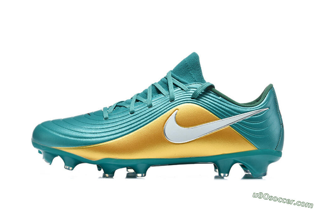 Nike Tiempo Legend 11 Elite FG Firm Ground Soccer Cleats - Teal/Sunset Yellow/Deep Teal 2