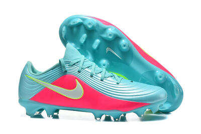 Nike Tiempo Legend 11 Elite FG Firm Ground Soccer Cleats - Aqua/Coral Glow/Neon Lime