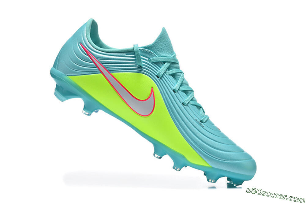 Nike Tiempo Legend 11 Elite FG Firm Ground Soccer Cleats - Aqua/Coral Glow/Neon Lime 7