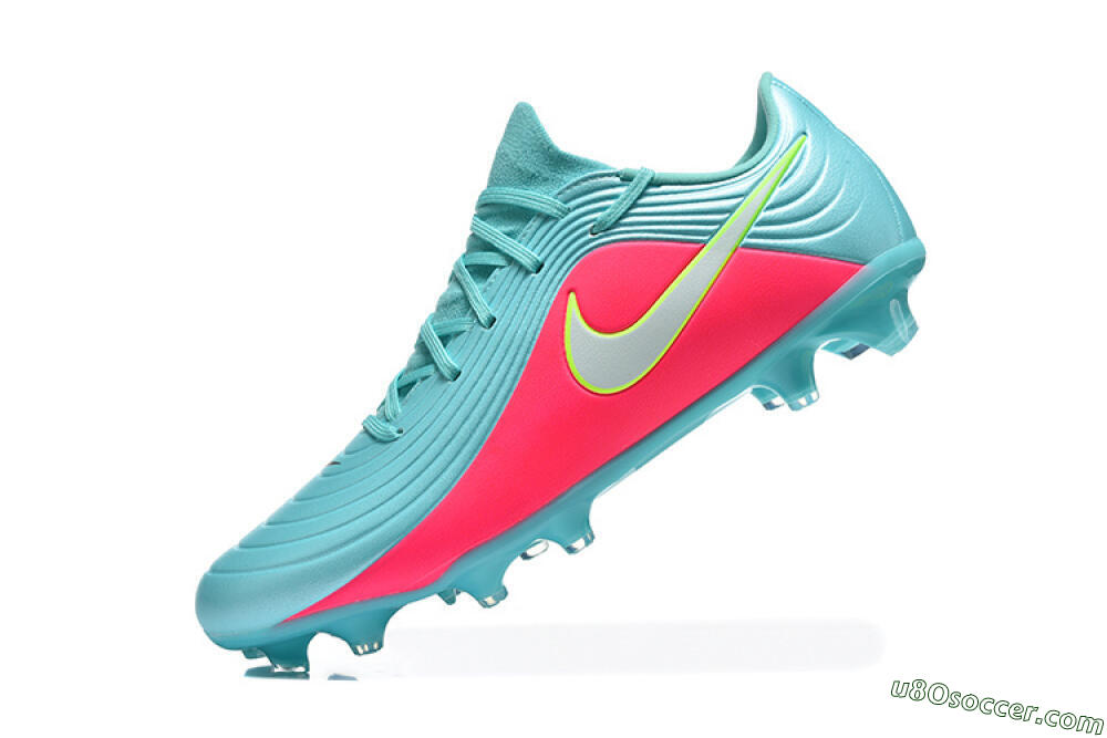 Nike Tiempo Legend 11 Elite FG Firm Ground Soccer Cleats - Aqua/Coral Glow/Neon Lime 8