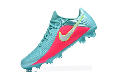 Nike Tiempo Legend 11 Elite FG Firm Ground Soccer Cleats - Aqua/Coral Glow/Neon Lime