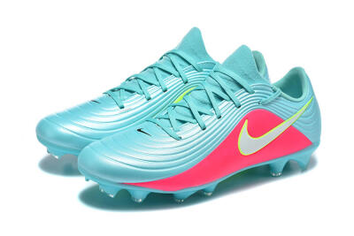Nike Tiempo Legend 11 Elite FG Firm Ground Soccer Cleats - Aqua/Coral Glow/Neon Lime
