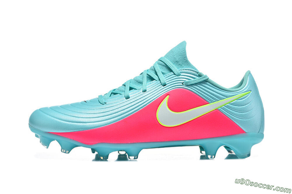 Nike Tiempo Legend 11 Elite FG Firm Ground Soccer Cleats - Aqua/Coral Glow/Neon Lime 2