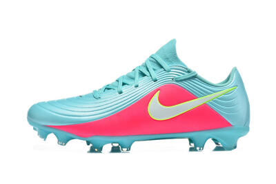 Nike Tiempo Legend 11 Elite FG Firm Ground Soccer Cleats - Aqua/Coral Glow/Neon Lime
