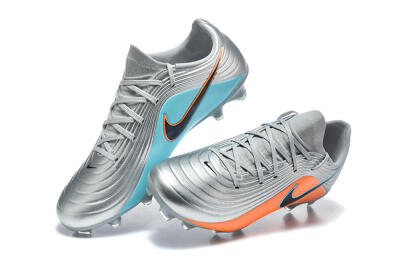 Nike Tiempo Legend 11 Elite FG Firm Ground Soccer Cleats - Silver/Bright Orange/Black
