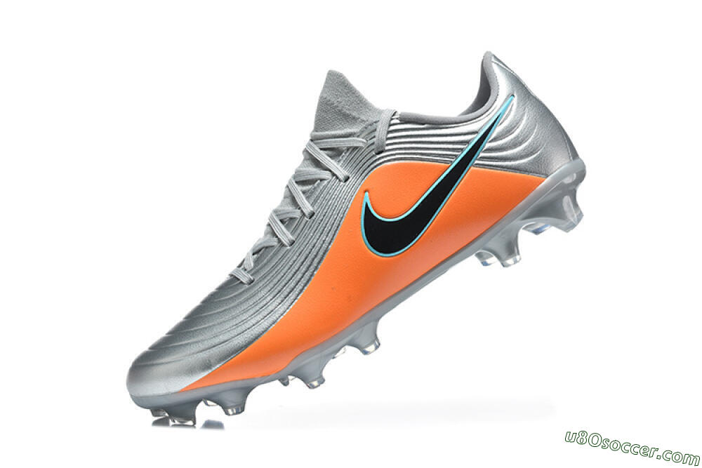 Nike Tiempo Legend 11 Elite FG Firm Ground Soccer Cleats - Silver/Bright Orange/Black 8