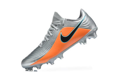 Nike Tiempo Legend 11 Elite FG Firm Ground Soccer Cleats - Silver/Bright Orange/Black