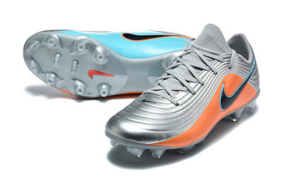 Nike Tiempo Legend 11 Elite FG Firm Ground Soccer Cleats - Silver/Bright Orange/Black