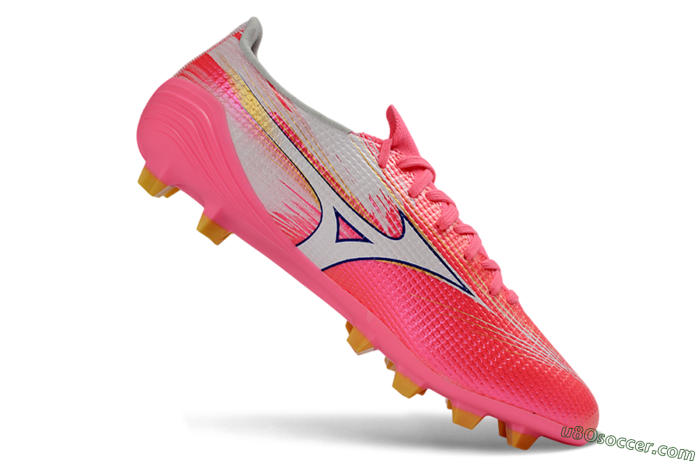 Mizuno Alpha 3 FG Firm Ground Soccer Cleats - Pink/Bright Pink/White 4