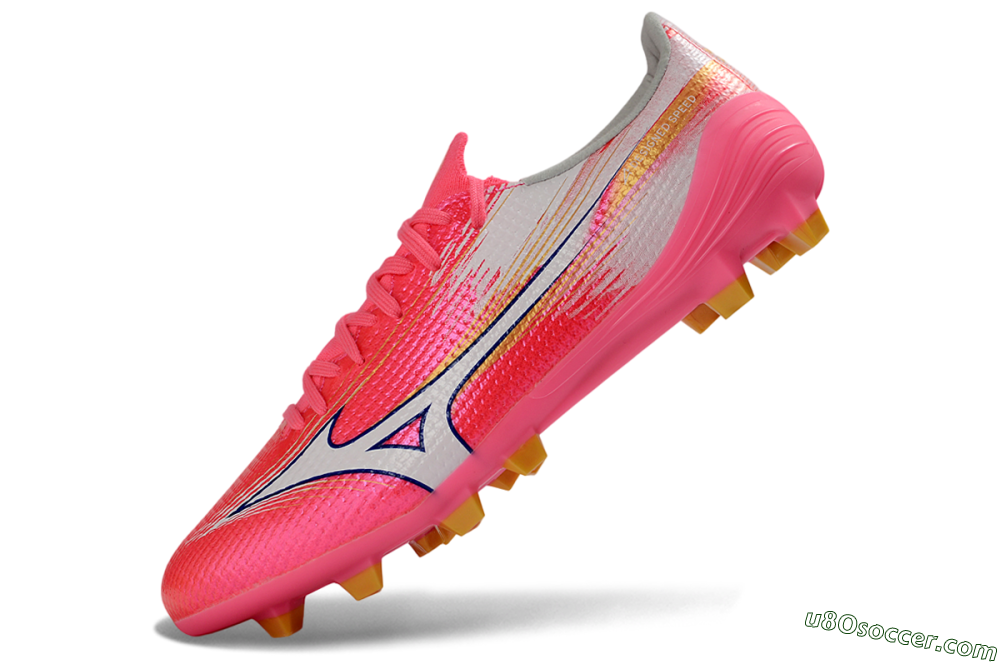 Mizuno Alpha 3 FG Firm Ground Soccer Cleats - Pink/Bright Pink/White 5