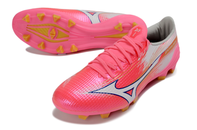 Mizuno Alpha 3 FG Firm Ground Soccer Cleats - Pink/Bright Pink/White