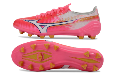 Mizuno Alpha 3 FG Firm Ground Soccer Cleats - Pink/Bright Pink/White