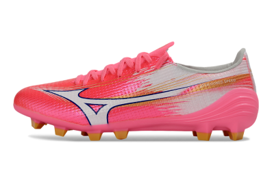 Mizuno Alpha 3 FG Firm Ground Soccer Cleats - Pink/Bright Pink/White