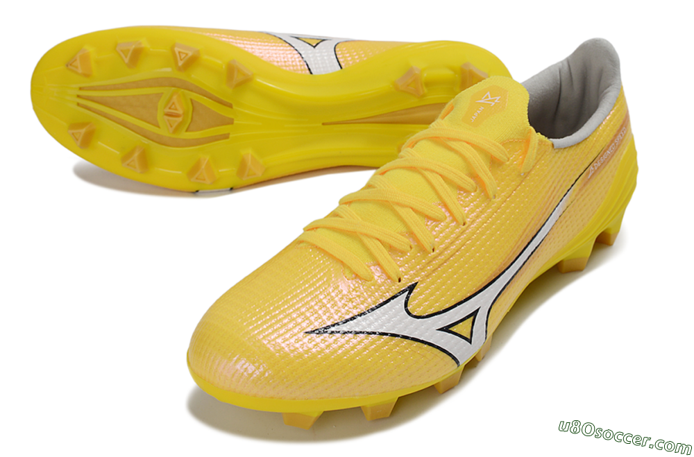 Mizuno Alpha 3 FG Firm Ground Soccer Cleats - Yellow/Bright Sunshine/Golden Glow 3