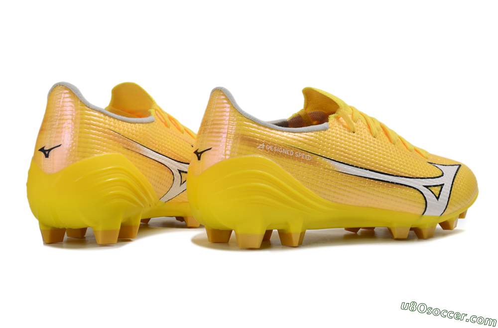 Mizuno Alpha 3 FG Firm Ground Soccer Cleats - Yellow/Bright Sunshine/Golden Glow 6