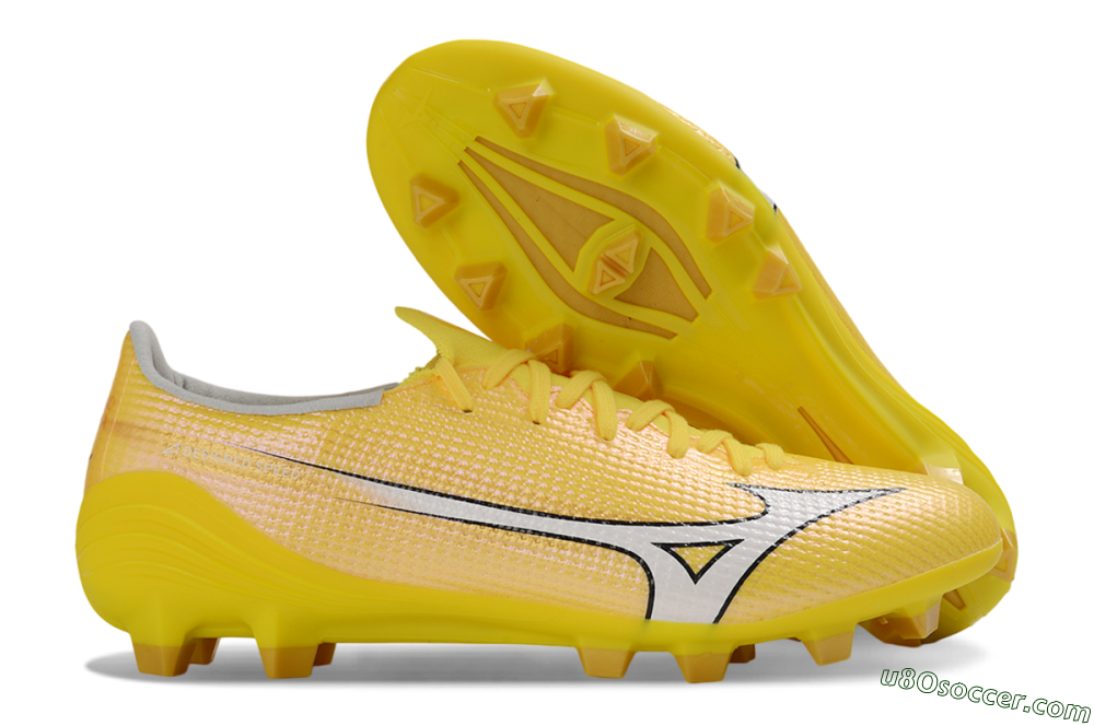 Mizuno Alpha 3 FG Firm Ground Soccer Cleats - Yellow/Bright Sunshine/Golden Glow 1