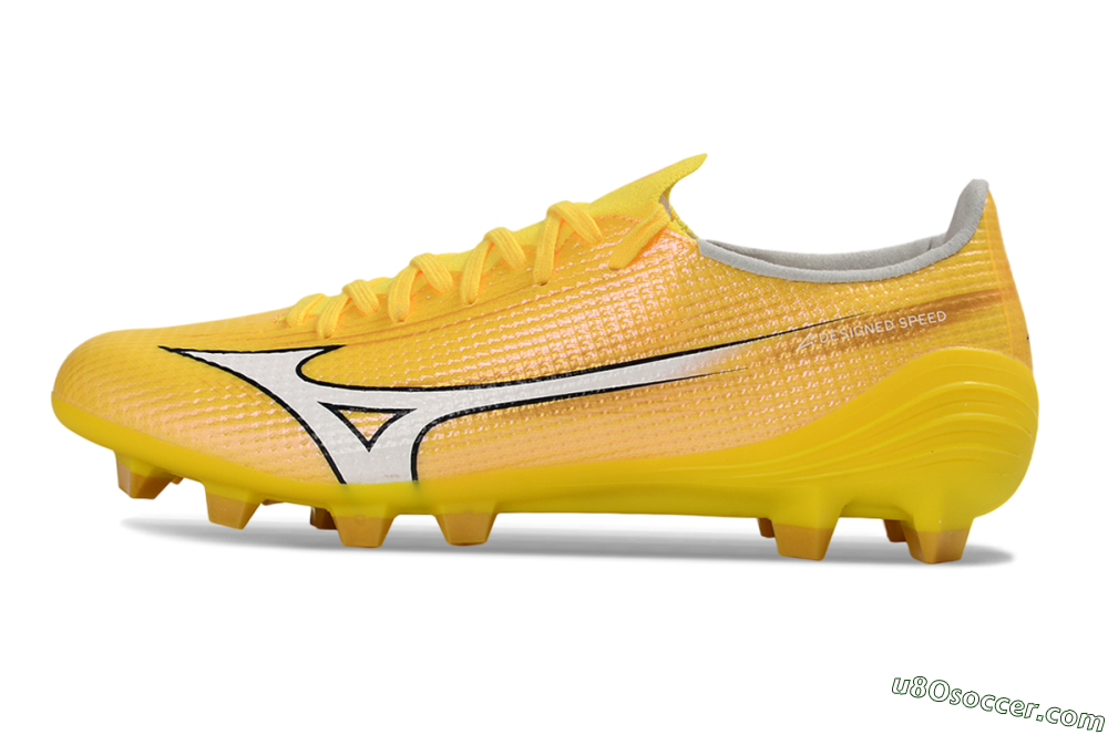 Mizuno Alpha 3 FG Firm Ground Soccer Cleats - Yellow/Bright Sunshine/Golden Glow 2