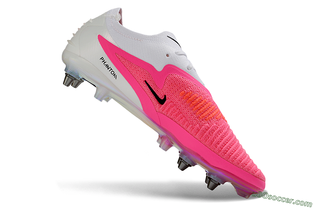 Nike Phantom 6 Elite Low SG Soft Ground Soccer Cleats - Pink/Neon Pink/White 4