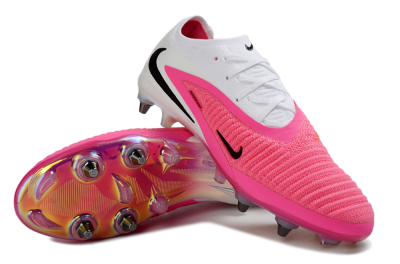 Nike Phantom 6 Elite Low SG Soft Ground Soccer Cleats - Pink/Neon Pink/White