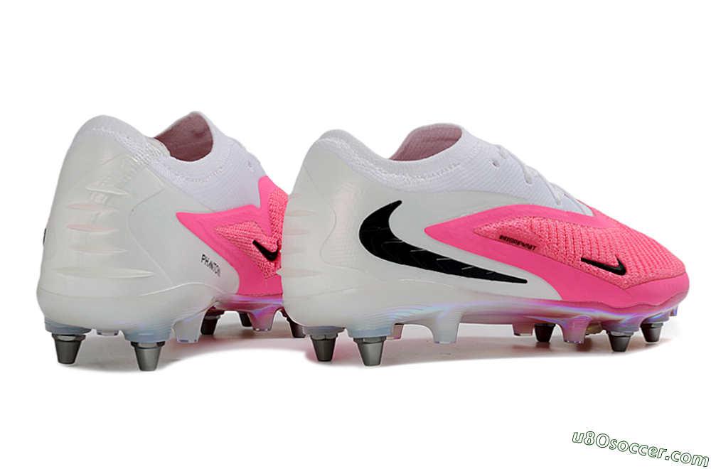 Nike Phantom 6 Elite Low SG Soft Ground Soccer Cleats - Pink/Neon Pink/White 6