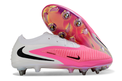 Nike Phantom 6 Elite Low SG Soft Ground Soccer Cleats - Pink/Neon Pink/White