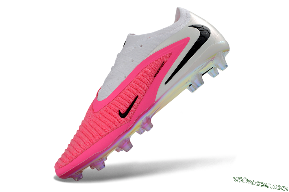Nike Phantom 6 Elite Low AG Artificial Grass Soccer Cleats - Pink/Neon Pink/White 5