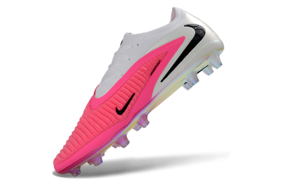Nike Phantom 6 Elite Low AG Artificial Grass Soccer Cleats - Pink/Neon Pink/White