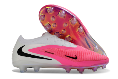Nike Phantom 6 Elite Low AG Artificial Grass Soccer Cleats - Pink/Neon Pink/White